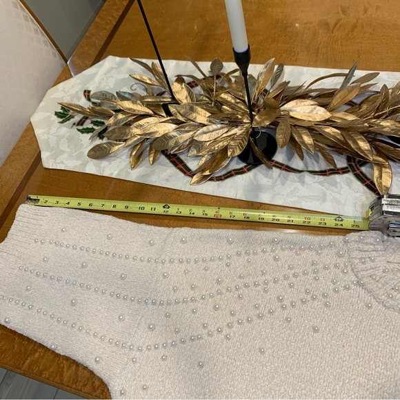 Faux Pearl Adorned Sweater - NWOT - Picture 15 of 16